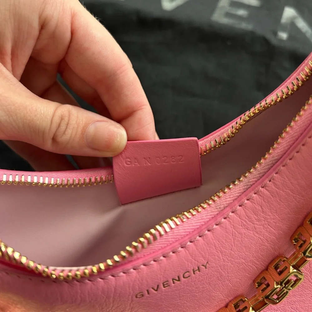 RARE* Givenchy Mini Moon Cutout Leather Bag - Picture 9 of 11